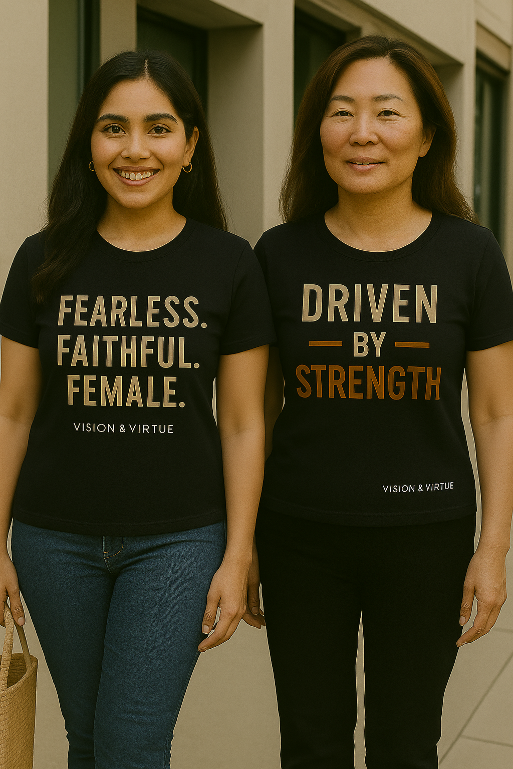 Short sleeve duo t-shirts